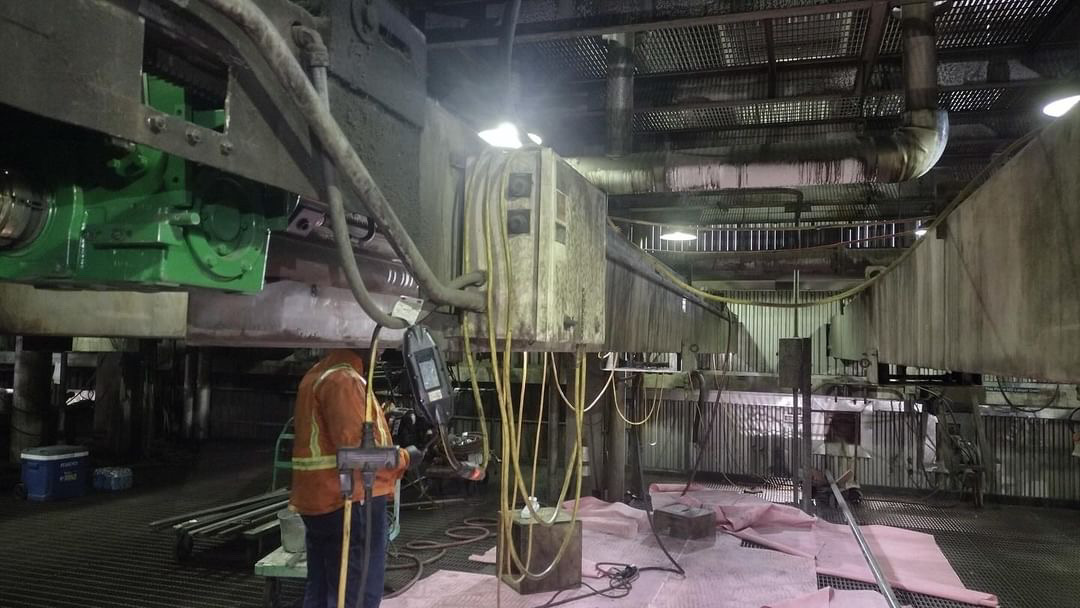 MidAmCarpenters's tweet image. #Local1529 Millwrights are hard at work at the Baldwin Power Plant in Baldwin, IL. Seen here, they're air arching and replacing the heat exchanger drive track. Great work Brothers; keep up the grind! 💪
#UnionStrong #MACRC #Millwrights
