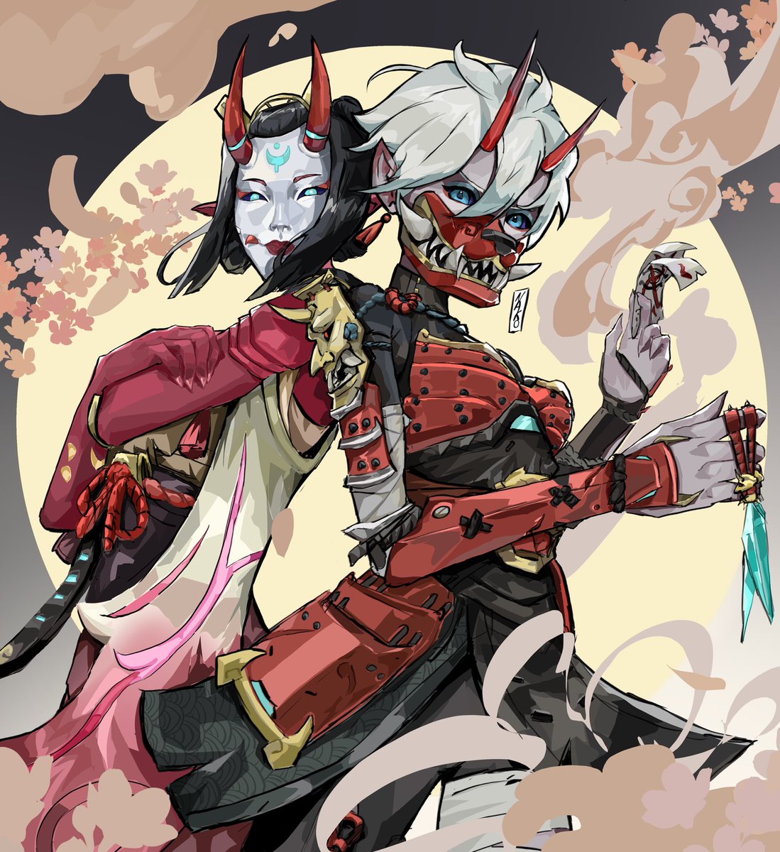 nakoneart's tweet photo. oni. #overwatch2 https://t.co/brp5L4CVYc