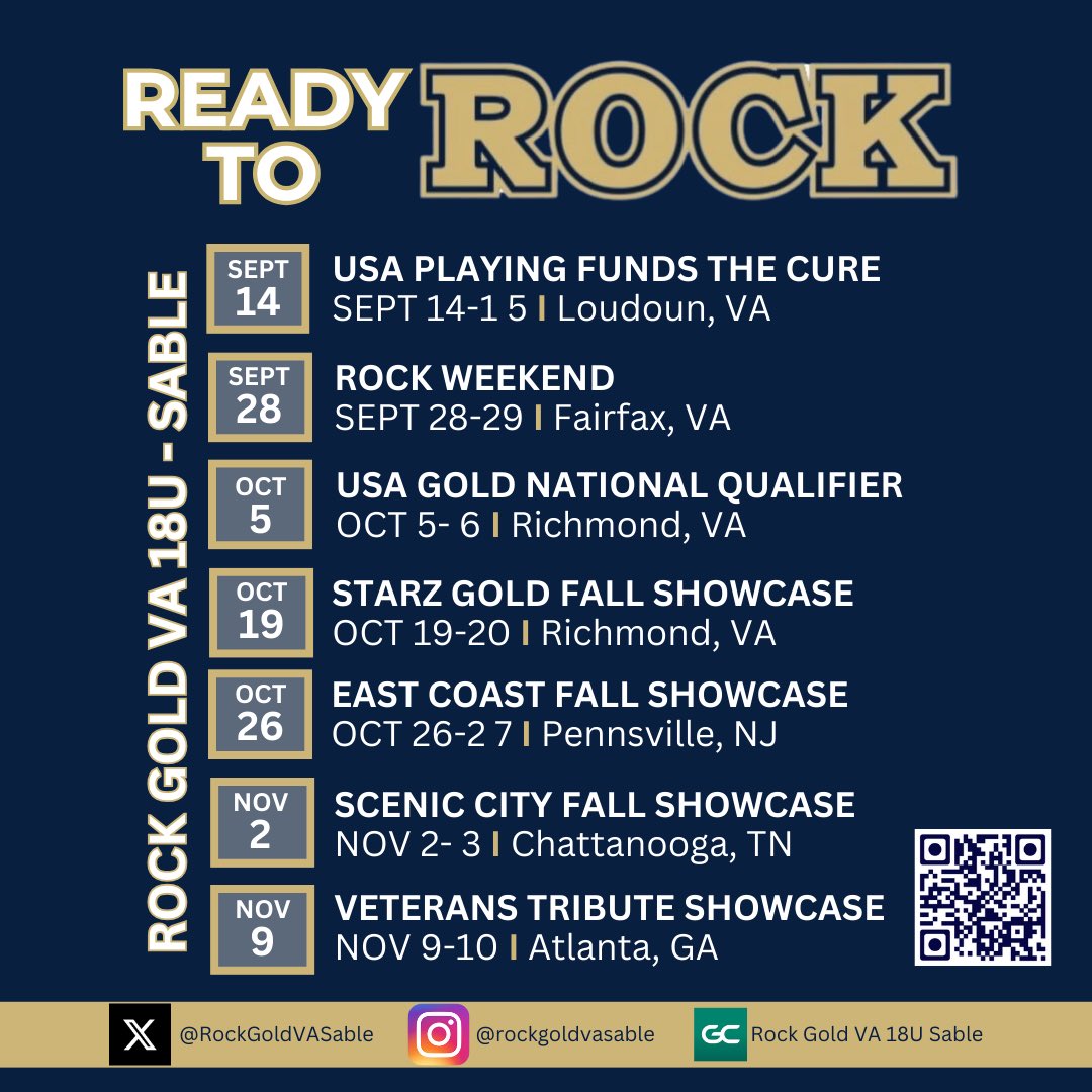 Rock Gold VA 18U Buchanan/Sable tweet media