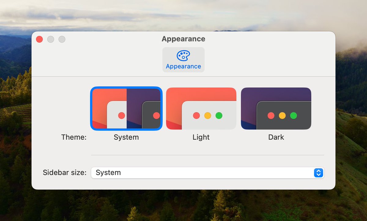 StrAbZ's tweet image. I'm « happy » with my theme selection settings on macOS. I wish I could easily vertically center the « Theme : » title, but LabeledContent doesn't help me. Anyway, that will do for now. #macOSDev #BuildInPublic #iOSDev