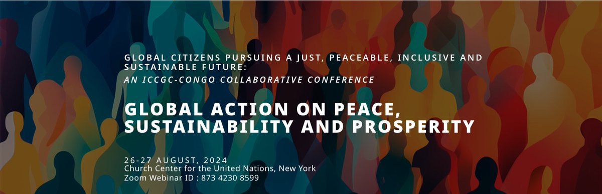🔴 NOW LIVE!
Join the hybrid conference, "Global Action on Peace, Sustainability, and Prosperity," happening now in New York.
For more details: iccgc.kr

Watch the live stream here: lnkd.in/d-jyf2kv