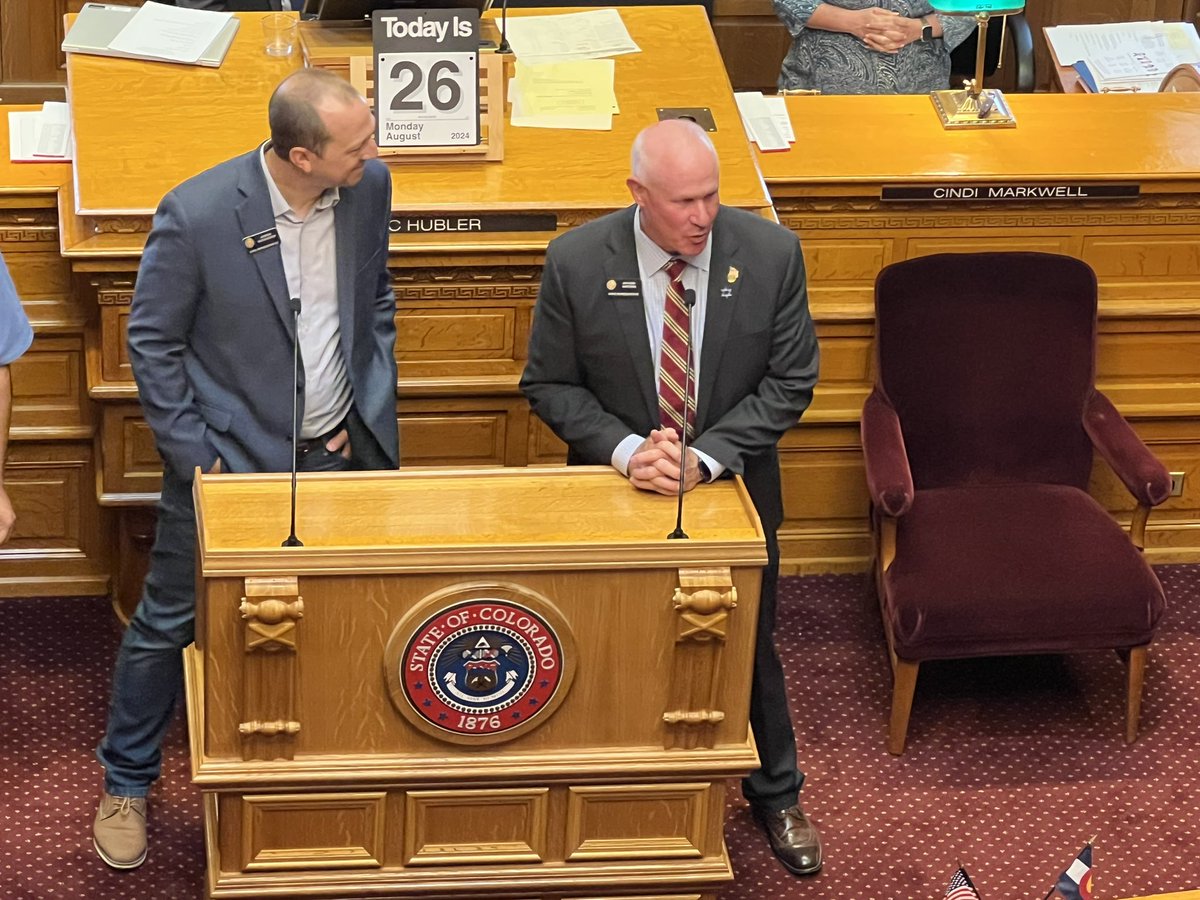 RepHartsook's tweet photo. The 2024 Special Session has begun. We announced to the Senate that we are ready to work on legislation. Stay tuned for property tax developments.
#copolitics #coleg #cologop #hd44 #parkercolorado #conservative #republican #tax https://t.co/NOW50Mmbe9