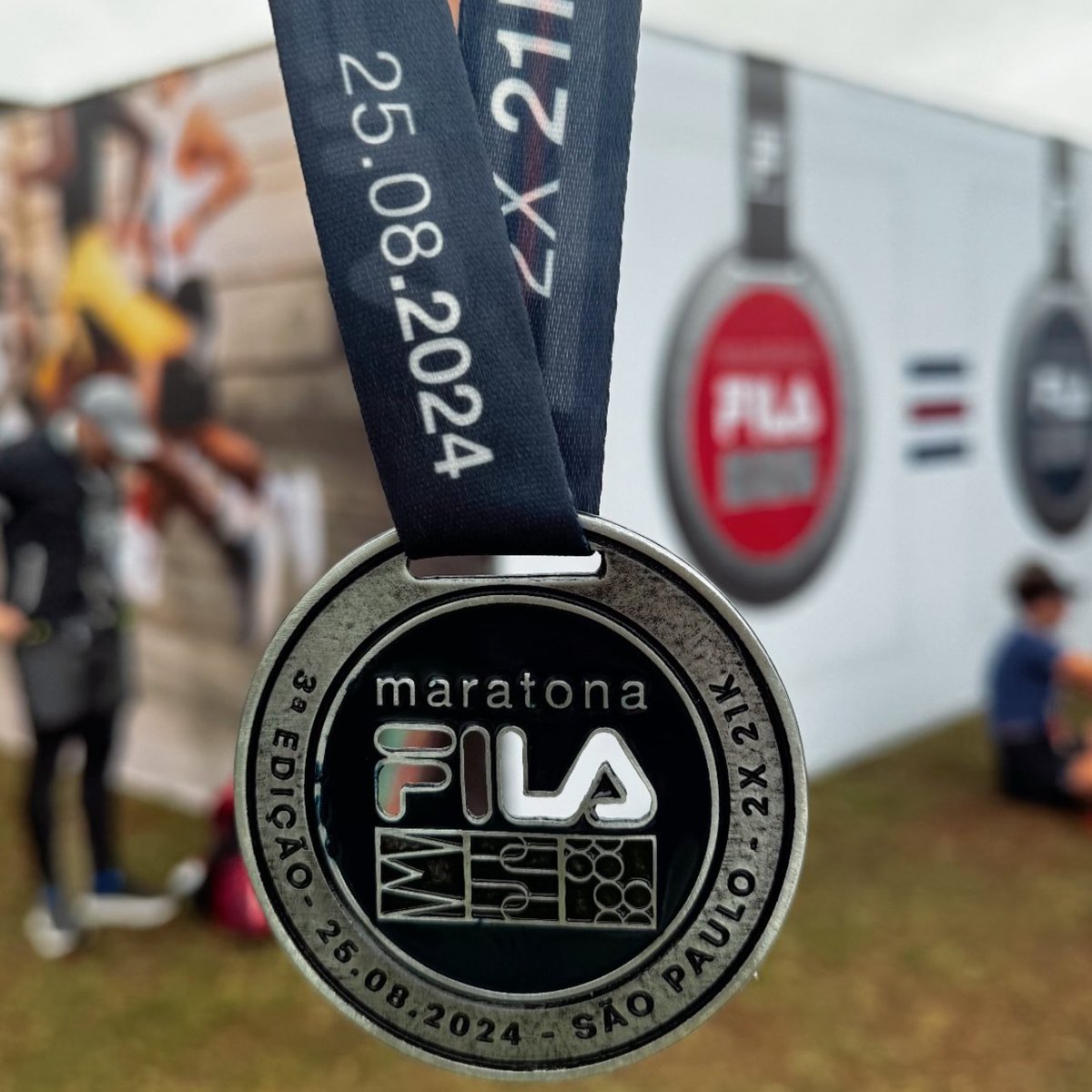 WFontanelle's tweet photo. Oficialmente meio maratonista!! https://t.co/ccYYGBMxa8