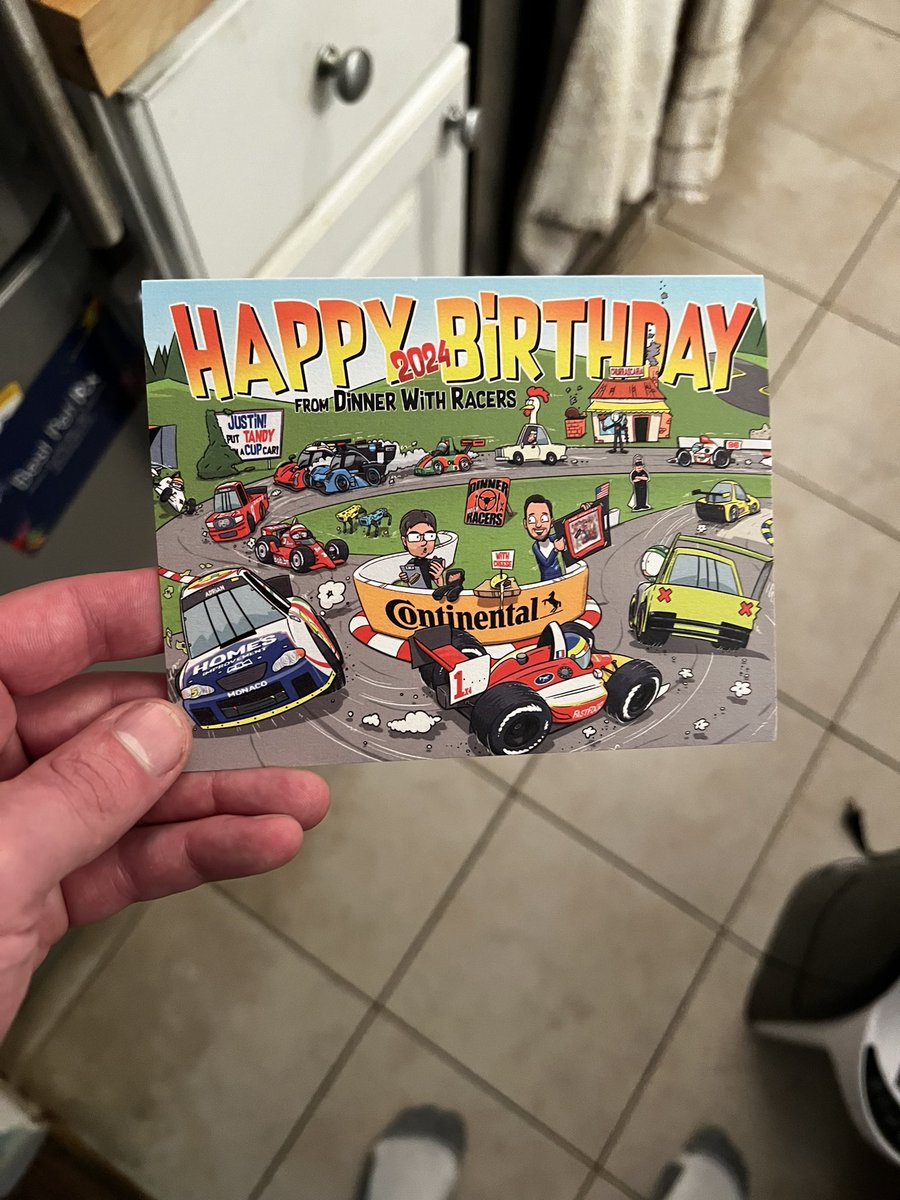 indyfan_vance's tweet image. Thank Sean and @RyanEversley! Love the #DWR birthday wishes 🥰 🏁