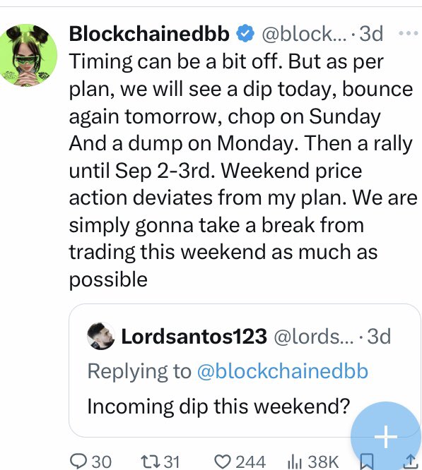 What09429217's tweet photo. @blockchainedbb None of it played out https://t.co/x9aTVRbNPO