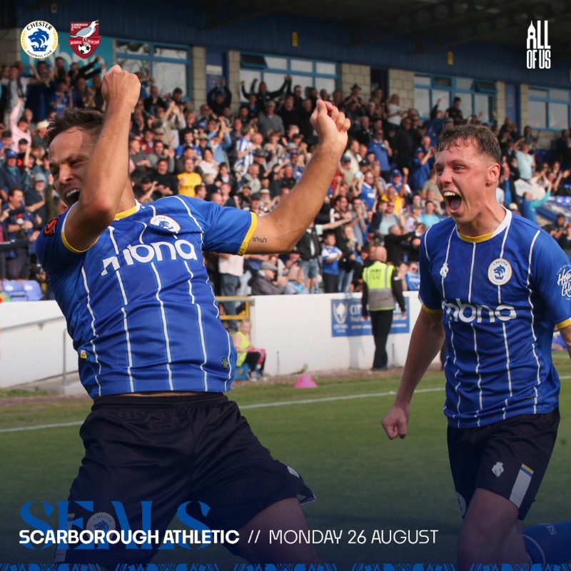 ChesterFC's tweet photo. 👑 𝗔 𝘀𝗵𝗼𝗿𝘁 𝘀𝘁𝗼𝗿𝘆.

#AllOfUs | #CFCSCA