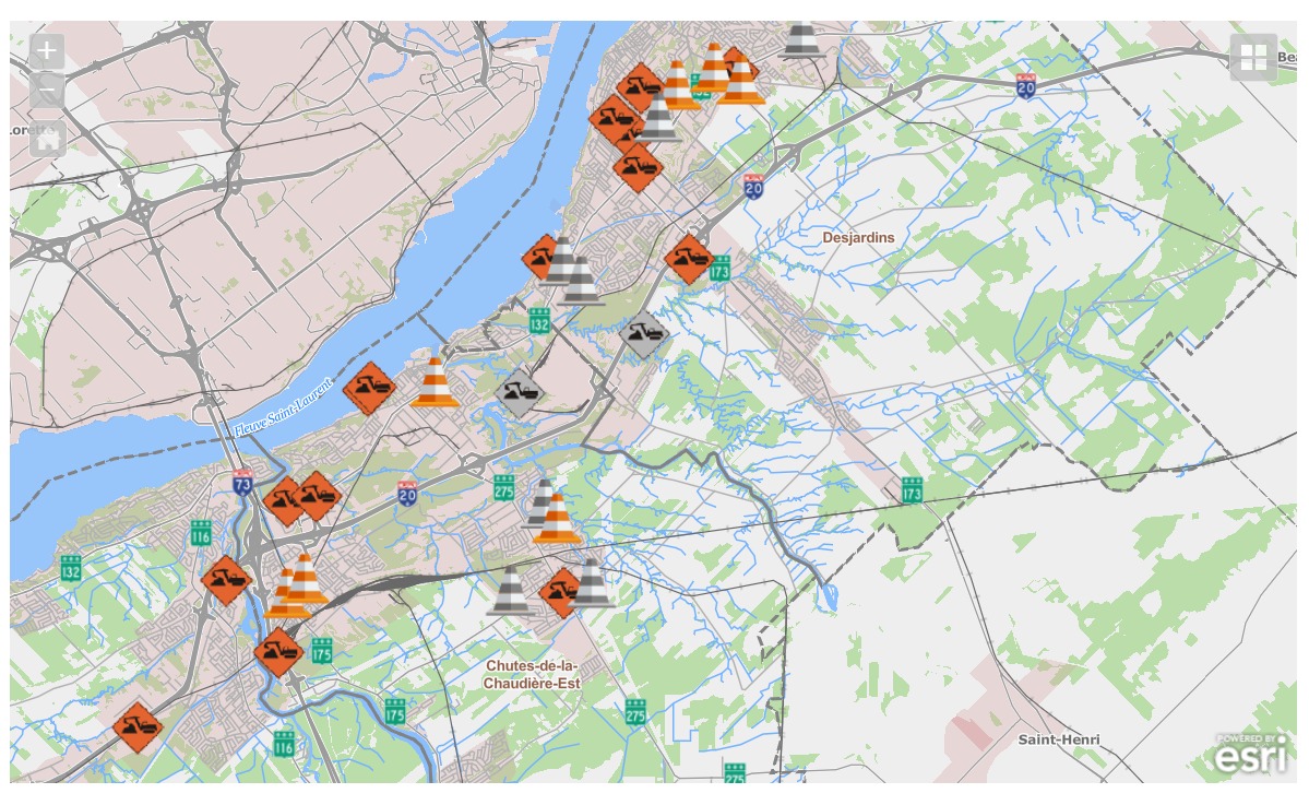 SergeBoninLevis's tweet photo. 🚦🚧 La @VilledeLevis est en chantier et la circulation est un casse-tête! Au conseil de ville, je propose 3 solutions pour soulager la congestion 👇

1️⃣ Retrait des cônes inutiles. 
2️⃣ Présence accrue de signaleurs routiers. 
3️⃣ Cartographie interactive en temps réel. #PolMun https://t.co/OIVbq56fyg