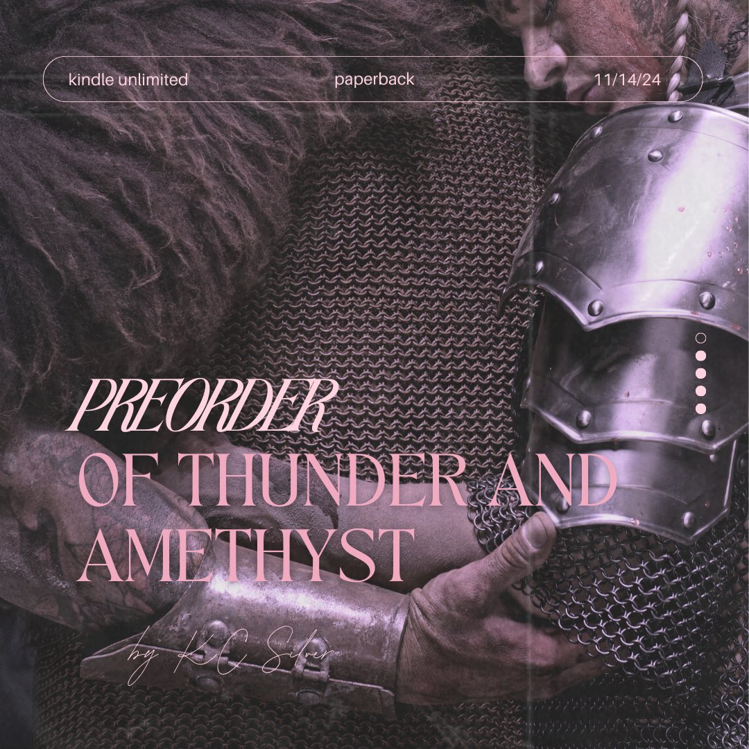 sylwia | PREORDER OF THUNDER AND AMETHYST 💜 tweet media