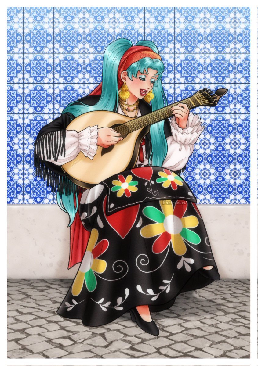furipasart's tweet photo. ✨Portuguese Miku 🇵🇹✨ https://t.co/vJVQDx60QA