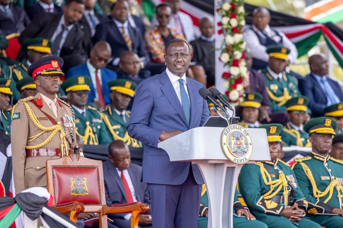 NYS Servicemen to support tree growing

His Excellency the President, <a href="/WilliamsRuto/">William Samoei Ruto, PhD</a>  has said <a href="/NYS_Ke/">NYS  Kenya</a> Servicemen will now be enlisted to support efforts towards mitigating climate change, including tree planting.