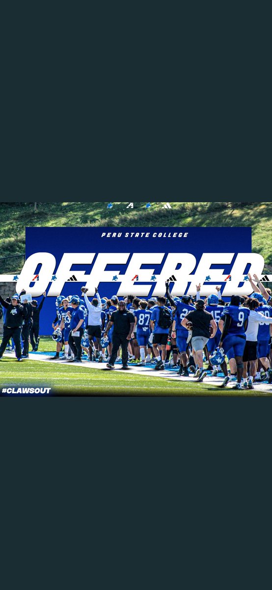 Bentavius_1's tweet image. Extremely Blessed To Receive my First Offer From Peru State!💙🤍#perustatefb