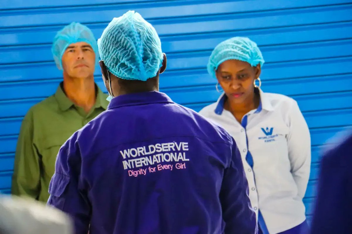 worldserveKenya's tweet photo. Empowerment Centre supported by the Hand of Hope and currently reaching over 20,000 girls in Schools.   

The team joined our staff in our Monday morning devotion where John expounded on the need for constantly meeting and spurring one another based on Hebrews 10:24-25. Indeed, https://t.co/G8FqxLQmsr