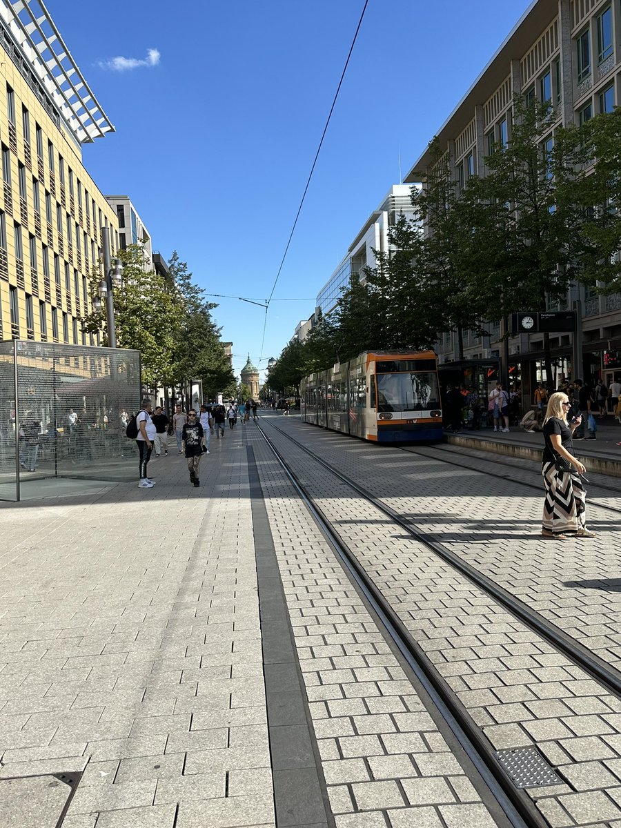 Wandering around Mannheim in Germany