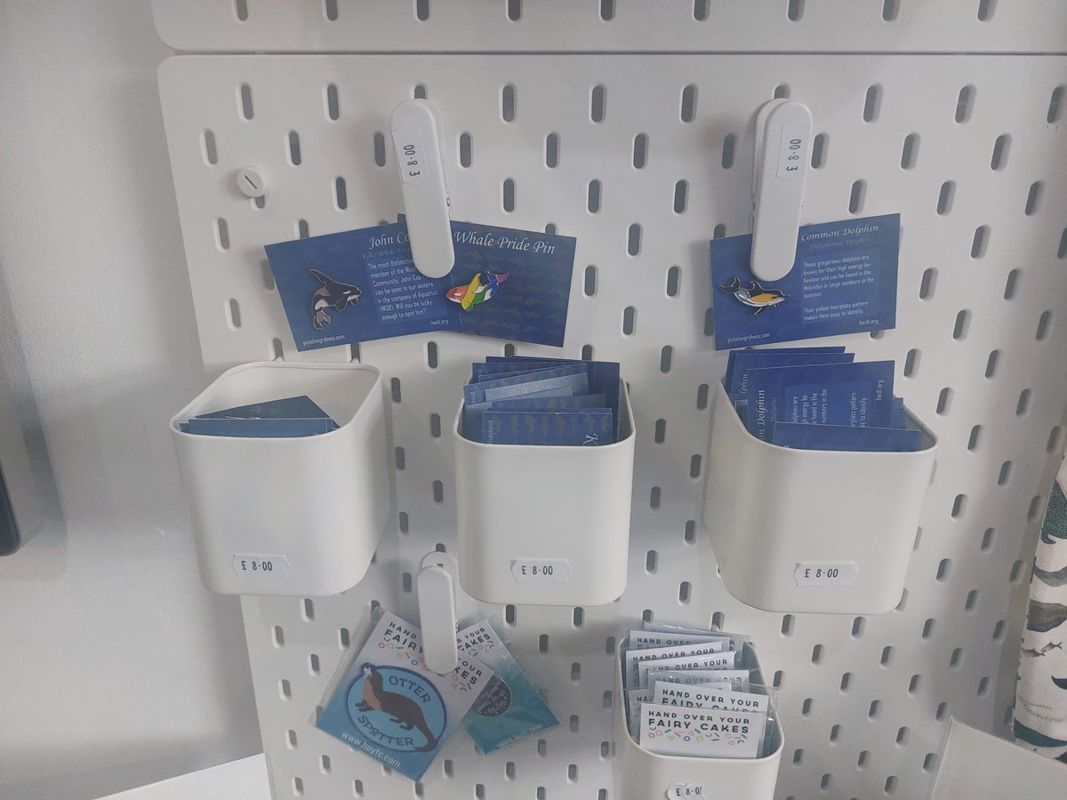 One of my friends spotted my pins in the <a href="/HWDT_org/">Hebridean Whale & Dolphin Trust</a> centre in Tobermory!