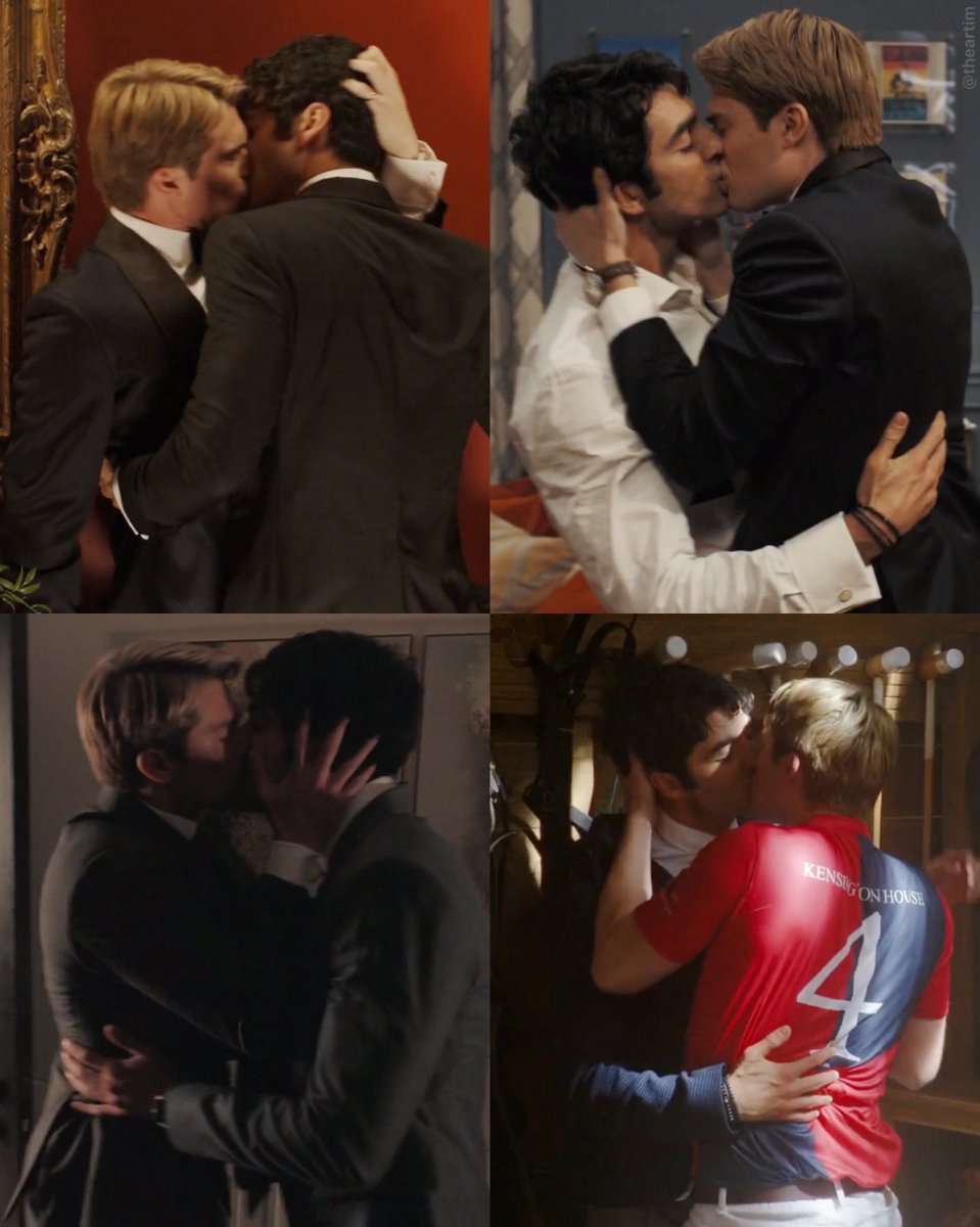 henry’s hand in alex’s hair and alex’s hand on henry’s waist when they kiss .. it’s their thing