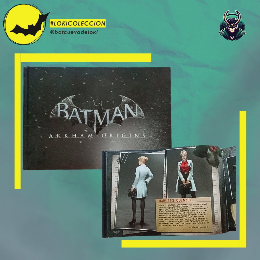 batcuevadeloki's tweet photo. Como es #tradición os comparto un pedacito de mi #colección. 

En este caso se trata del #librodearte de #batmanarkhamorigins un imprescindible si sois #aficionados de la #franquicia de #batmanarkham. 

#LaLokiColeccion https://t.co/dGX3lfwrQX