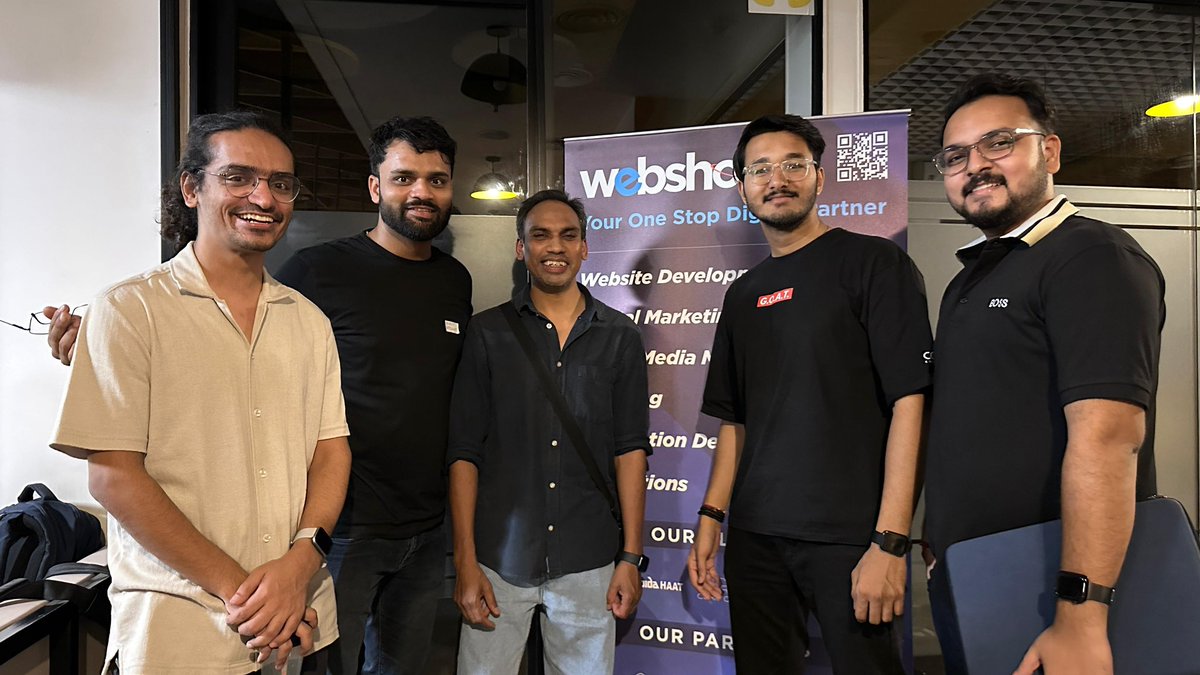 Aps Rajput | Webshot (@coderrajput) on Twitter photo Hosted a great design event at <a href="/Webshot_in/">Webshot</a> office, noida
The session got more attraction when attendees shared the insights of the industry and their work experience.
Thanks for bringing such great event <a href="/aanandmadhav/">Aanand Madhav</a> <a href="/calypsudesign/">Calypsu</a>
<a href="/nikk_nv/">Nikhil Singh Payaal</a> Hosted a great design event at <a href="/Webshot_in/">Webshot</a> office, noida
The session got more attraction when attendees shared the insights of the industry and their work experience.
Thanks for bringing such great event <a href="/aanandmadhav/">Aanand Madhav</a> <a href="/calypsudesign/">Calypsu</a>
<a href="/nikk_nv/">Nikhil Singh Payaal</a>