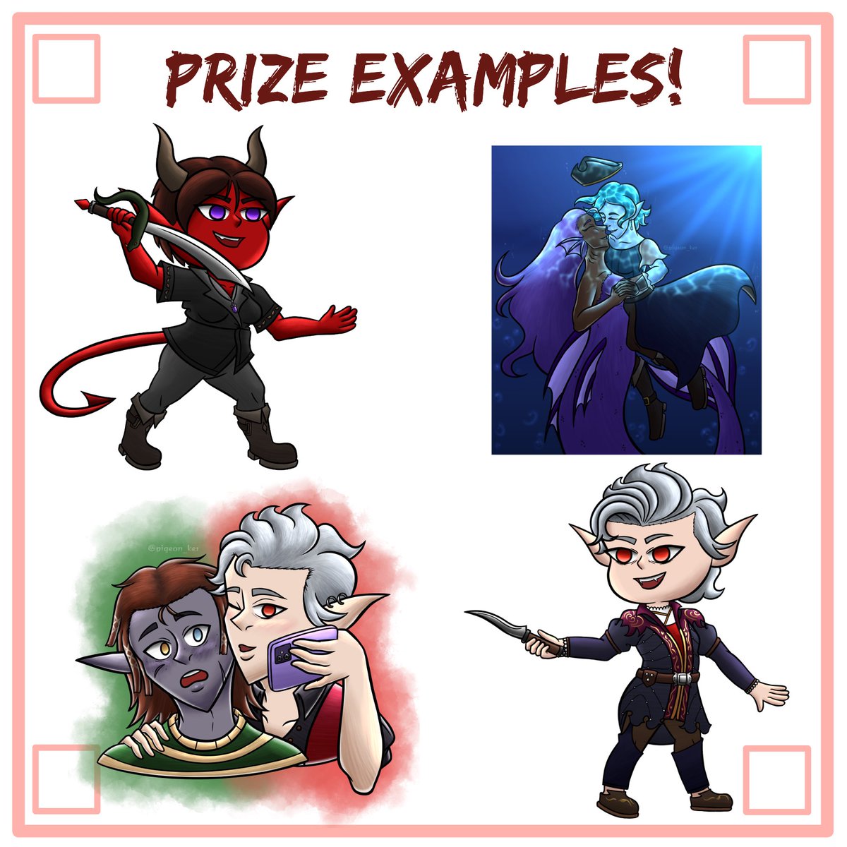 pigeon_ker's tweet photo. Thank you once again for 300 followers! I can’t believe we were just at 200 back in March. This time around, we’re gonna have 3 winners! Raffle ends 9/18, and if we reach 320 before the goal, I’ll add another prize winner

Thank you from the bottom of my heart truly #artraffle https://t.co/gZRaT8SL26