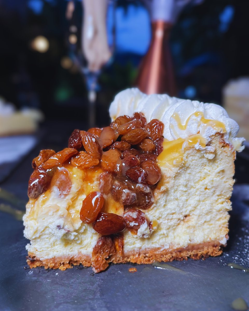 thecoppersja's tweet photo. Our decadent Rum and Raisin cheesecake will leave you speechless!

Try it on your next visit to The Coppers 😊

#FineDiningExperience #GourmetLovers #FoodConnoisseurs #NewKingstonEats #JamaicanCuisine #DineInJamaica #EscapeTheOrdinary #IndulgeInLuxury #SavorTheMoment https://t.co/dcZeKKkmQa