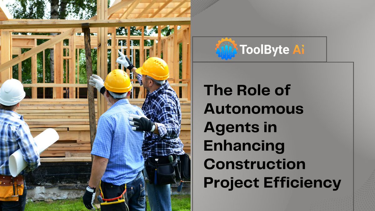 ToolByteAI's tweet image. :

🏗️ Curious about how autonomous agents can revolutionize construction? Check out our latest blog post on the role of AI in boosting project efficiency. Discover the future of construction today!
🔗Click: toolbyteai.com/blogposts/the-…
#ConstructionTech #AI #Automation #ToolByteAI