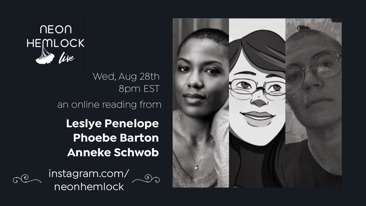 Pals, nemeses, rivals, and fellow travellers—I’m doing a reading with <a href="/neonhemlock/">Neon Hemlock Press</a> Live on the reels app this Wednesday at 8pm. You can join the live as it happens or watch the recording later