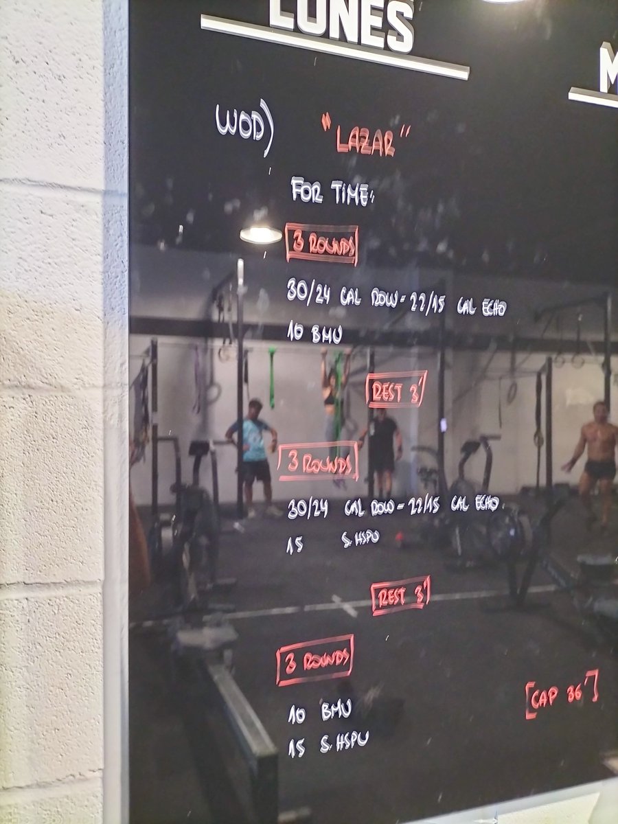 alexchucky85's tweet photo. 1er benchmark de la Hero week, y 1er entrenamiento después de 3 semanas parado, está semana va a ser dura y divertida #CrossFit #VerasTuQueAgujetas https://t.co/Gf1HtpBsdx