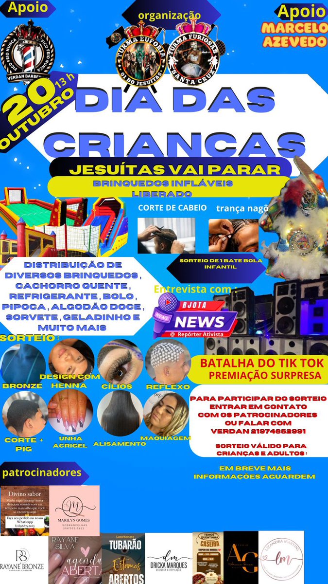 Preparem-se vem aí 4° da festa das crianças.🎭
<a href="/TURMAEUFORIA/">TURMA EUFORIA</a>