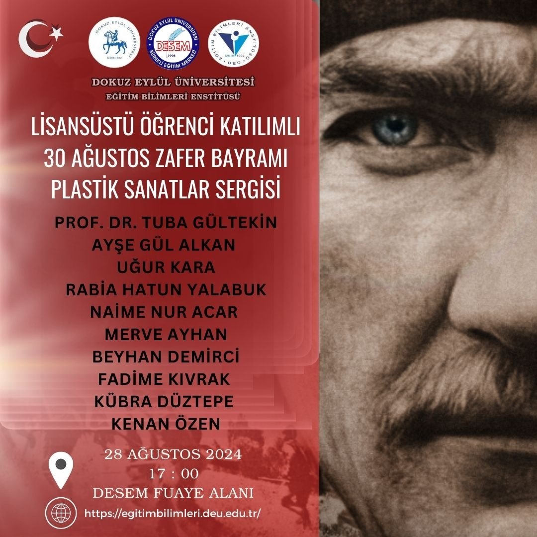 deuegtbil's tweet photo. #30ağustoszaferbayramı🇹🇷🇹🇷🇹🇷
#zaferayıağustos
#sergi
#eğitimbilimleri❤
#DESEM https://t.co/j90giwvaHb