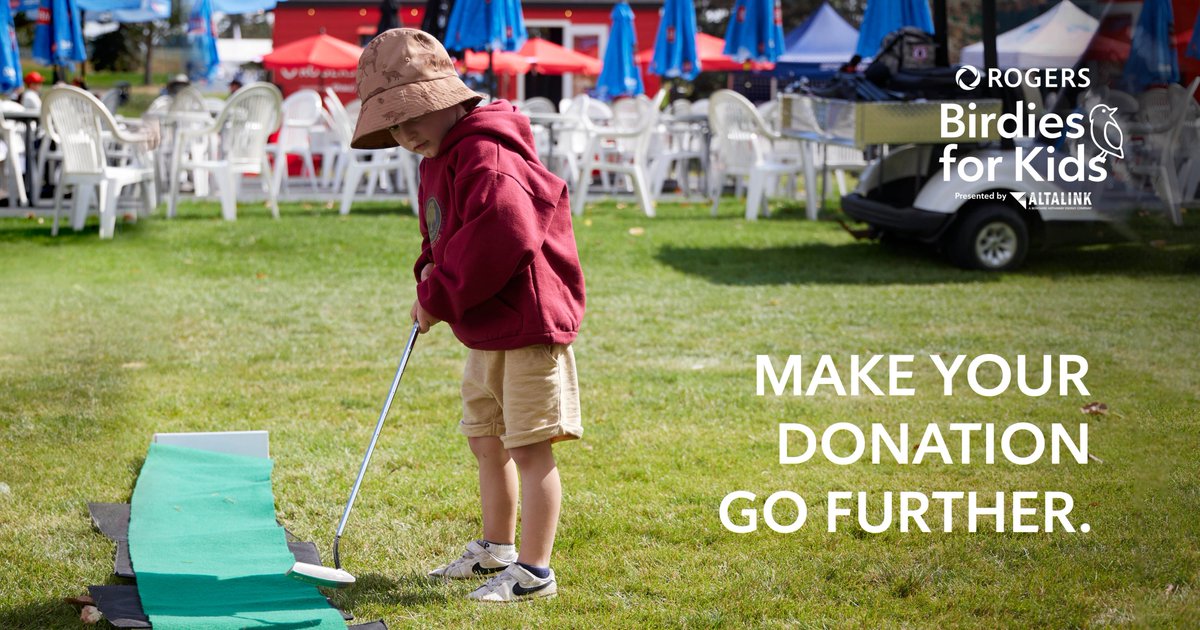 There’s only five days left to donate to Heart Home Network through Rogers Birdies for Kids presented by AltaLink! Until August 31, 2024, all donations made through Birdies for Kids will be matched up to 50%, making your impact go even further!

Donate: rogerscharityclassic.com/brendastraffor…