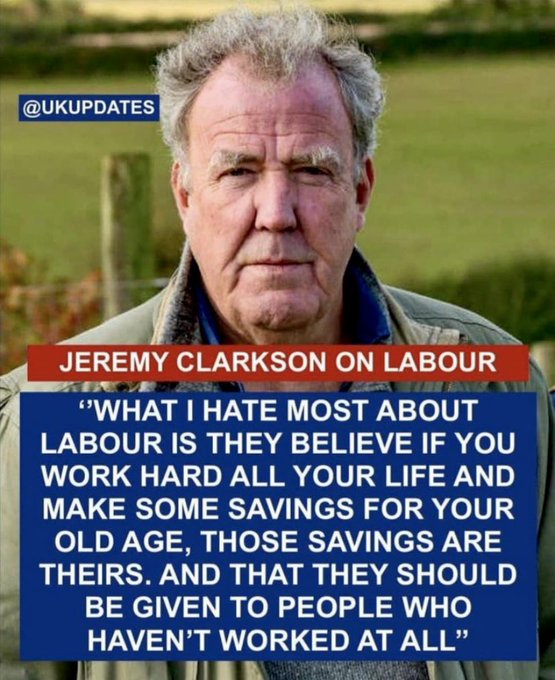 Jeremy Clarkson speaks about the Labour Party.
