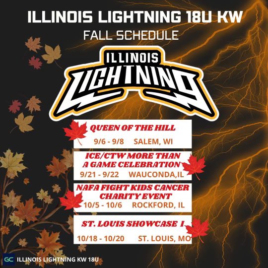 Introducing the 24-25 Illinois Lightning 18u KW!