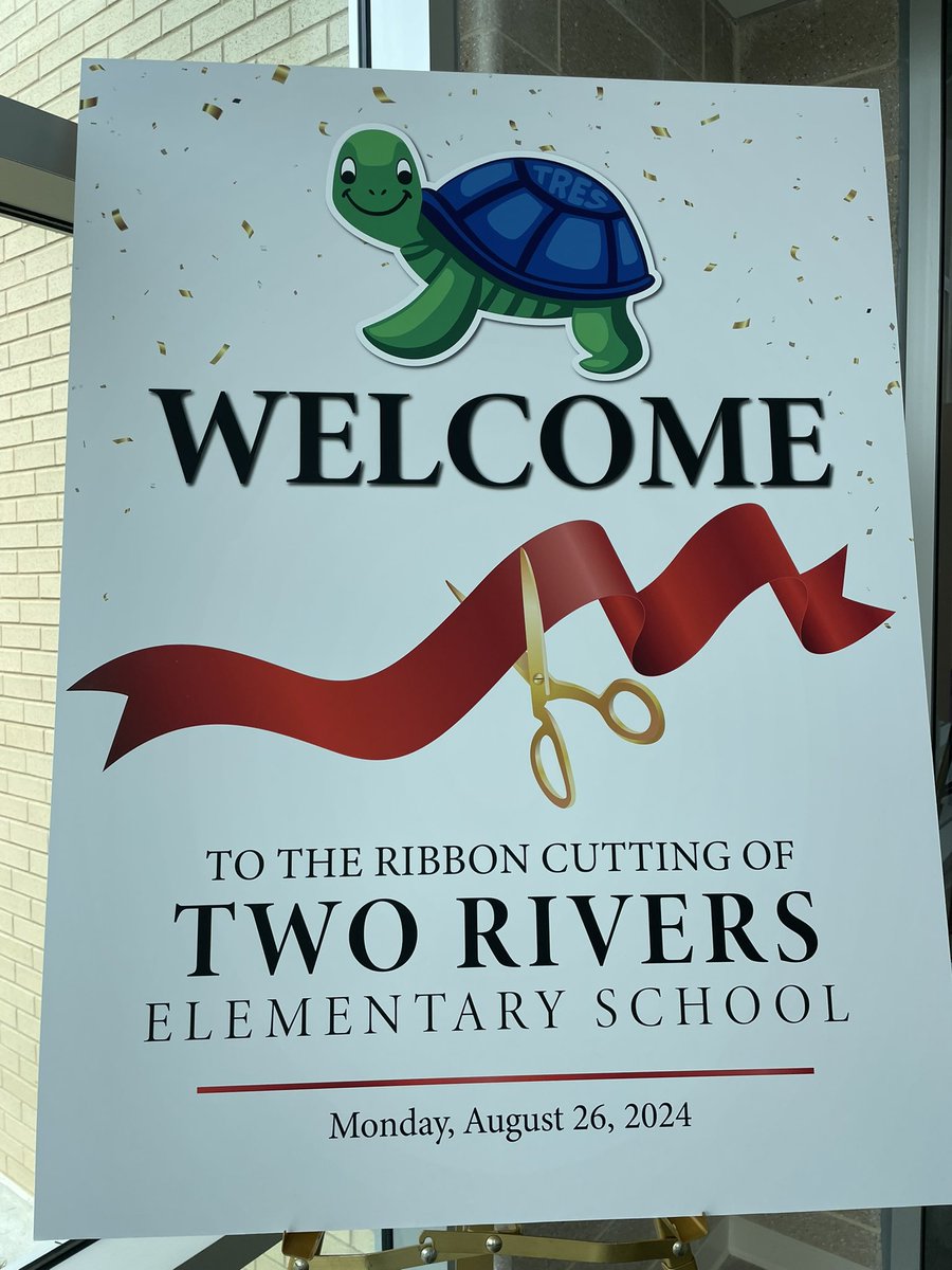 Congratulations to <a href="/TwoRiversAACPS/">Two Rivers Elementary AACPS</a> for an #AACPSAwesome ribbon cutting today! Way to go Principal McKay and an amazing team for such an exciting start!