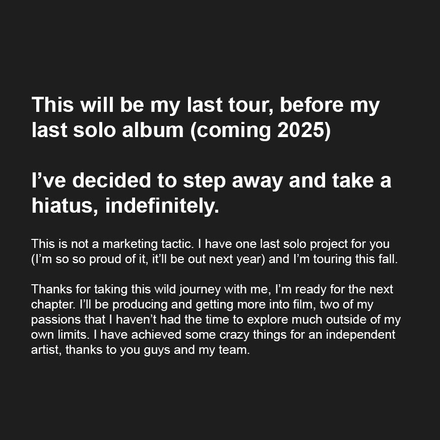 abhithenomad's tweet image. I’m stepping away from my solo career