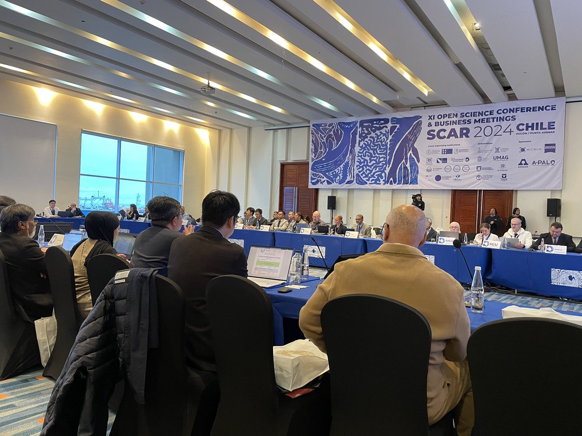 Council of Managers of National Antarctic Programs (@comnap1) on Twitter photo The <a href="/COMNAP1/">Council of Managers of National Antarctic Programs</a> Executive Secretary delighted to be an in-person Observer at the SCAR Delegates meeting, hosted by <a href="/COMNAP1/">Council of Managers of National Antarctic Programs</a> Member <a href="/inach_gob/">INACH</a> in Punta Arenas. KOPRI’s Yeadong Kim, SCAR President, opened the meeting. The <a href="/COMNAP1/">Council of Managers of National Antarctic Programs</a> Executive Secretary delighted to be an in-person Observer at the SCAR Delegates meeting, hosted by <a href="/COMNAP1/">Council of Managers of National Antarctic Programs</a> Member <a href="/inach_gob/">INACH</a> in Punta Arenas. KOPRI’s Yeadong Kim, SCAR President, opened the meeting.