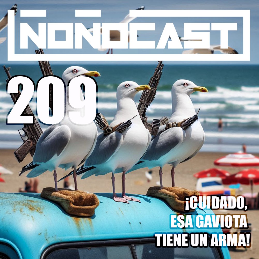 Camaradas, por si no se habían asomado. Ya está en todos lados y en todas las versiones el EPISODIO 209 – ¡Cuidado, esa gaviota tiene un arma! Si no saben qué pedo con esto, en nonocast.com está toda la info. Excelente lunes para todos, no se dejen!