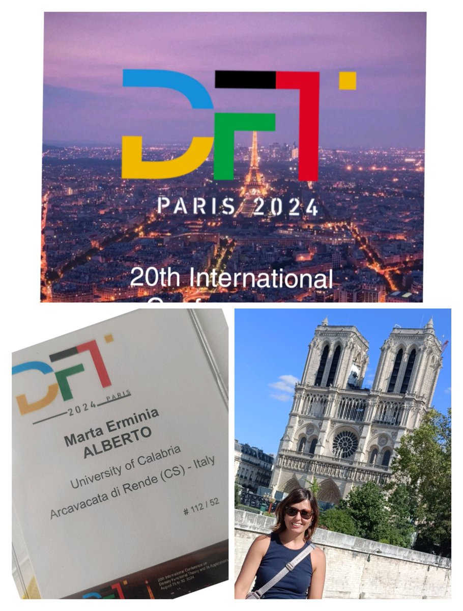 Marta Erminia Alberto (@martae_alberto) on Twitter photo Sooo excited to come back to Paris for the <a href="/DFT2024/">DFT2024 Paris</a> !! One week of excellent science and wonderful long walks 😬 #loveparis Sooo excited to come back to Paris for the <a href="/DFT2024/">DFT2024 Paris</a> !! One week of excellent science and wonderful long walks 😬 #loveparis