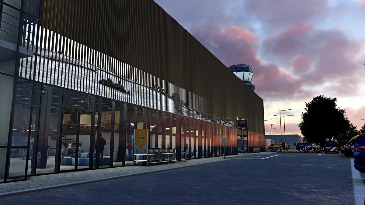 stsimulations's tweet photo. An evening in Limburg...🍸

🇳🇱EHBK Maastricht-Aachen Airport is now available in the Aerosoft Shop! https://t.co/4dly5jT0nf
