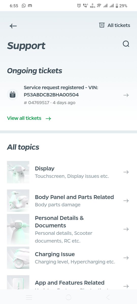 ASHISHROY1's tweet photo. That is a very painful situation that no one listens to u after our scooter going DEAD. Although the ticket has been issued from 5 days no one take the responsibility to care for it. It's TOTALLY an OFFENSE, and CUSTOMER HARASSMENT. https://t.co/yOQFClFc3n
