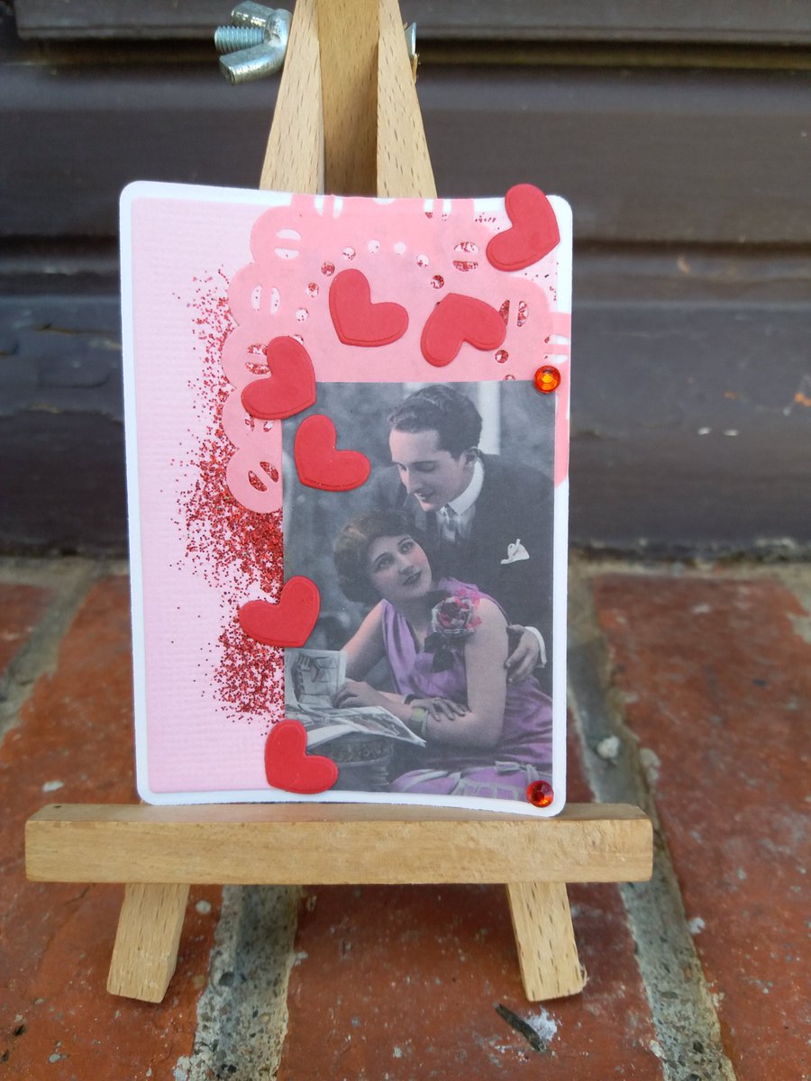 I_Love_Cats2014's tweet photo. Some Valentine ATCs I did earlier this year but never posted.
#ATC #ATCard #artisttradingcard #vintagestyle #ValentinesDay https://t.co/c7MlSESlPs