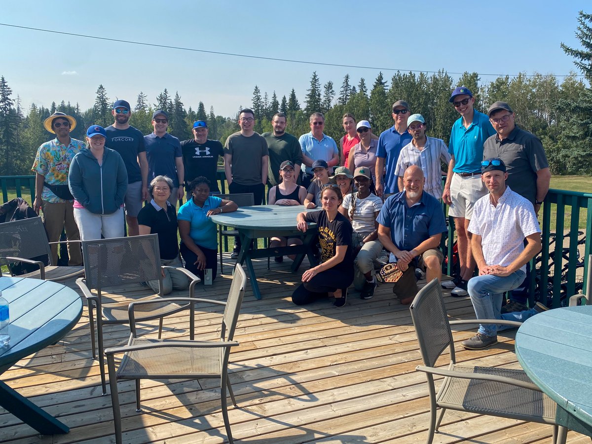 FORCORP's tweet photo. This year's annual golf trip 🏌️ marked the triumphant return of the FORCORP BELT. A big congrats to Bob, Alexa, Mark, and Mabel for their first place win 🏆 💪 and to all our other skill-based prize and raffle winners! https://t.co/UAA41kqKcT