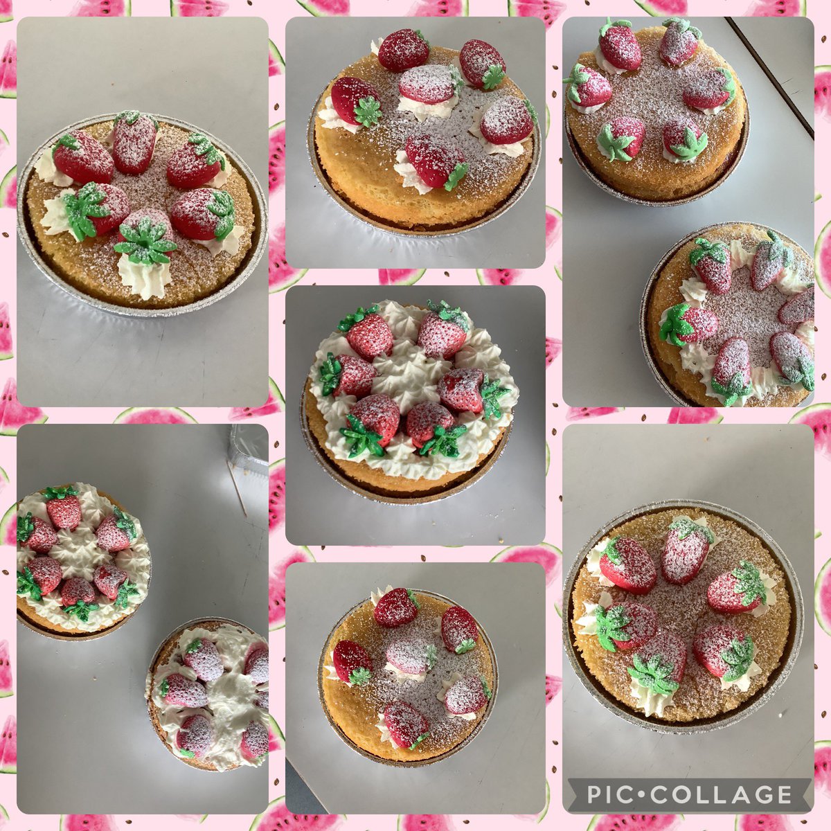 N5 Cake crafters totally pulled it out the bag last week with these Victoria sponges🍰 we had our first go at working with fondant to make some lovely looking strawberries🍓 well done  team!🤩 <a href="/LHS_HWB/">Larbert High School HWB</a> <a href="/LHSFCT/">LHS HWB-FCT</a> <a href="/S4LHSYT/">S4 Year Team</a> <a href="/S5LHSYT/">S5 Year Team</a>