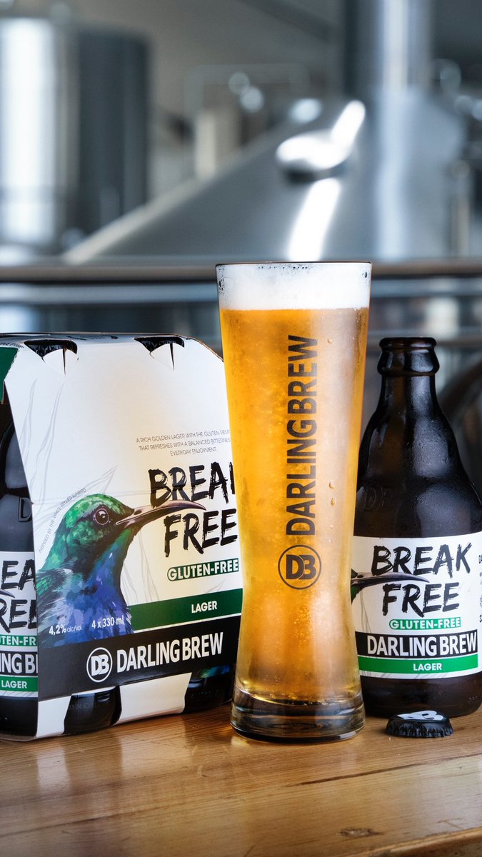 Gluten intolerant? We got you! Break Free lager is a 100% gluten free! Enjoy beer again 💛