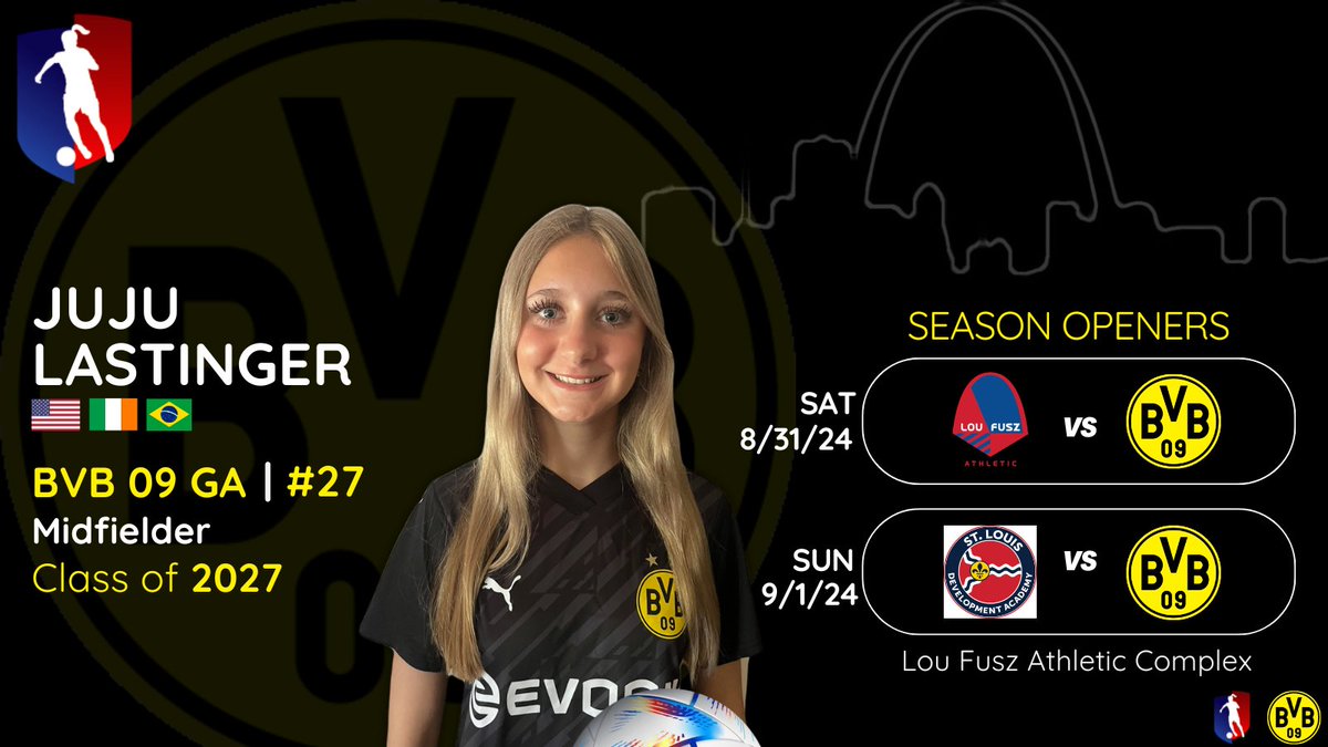 JujuLastinger27's tweet photo. Super excited for the season to start. New year, new team, new challenges. Let’s Go!!! @bvb09GGA @bvb_ntxga @bvbiantx https://t.co/2v8RHNAnXL