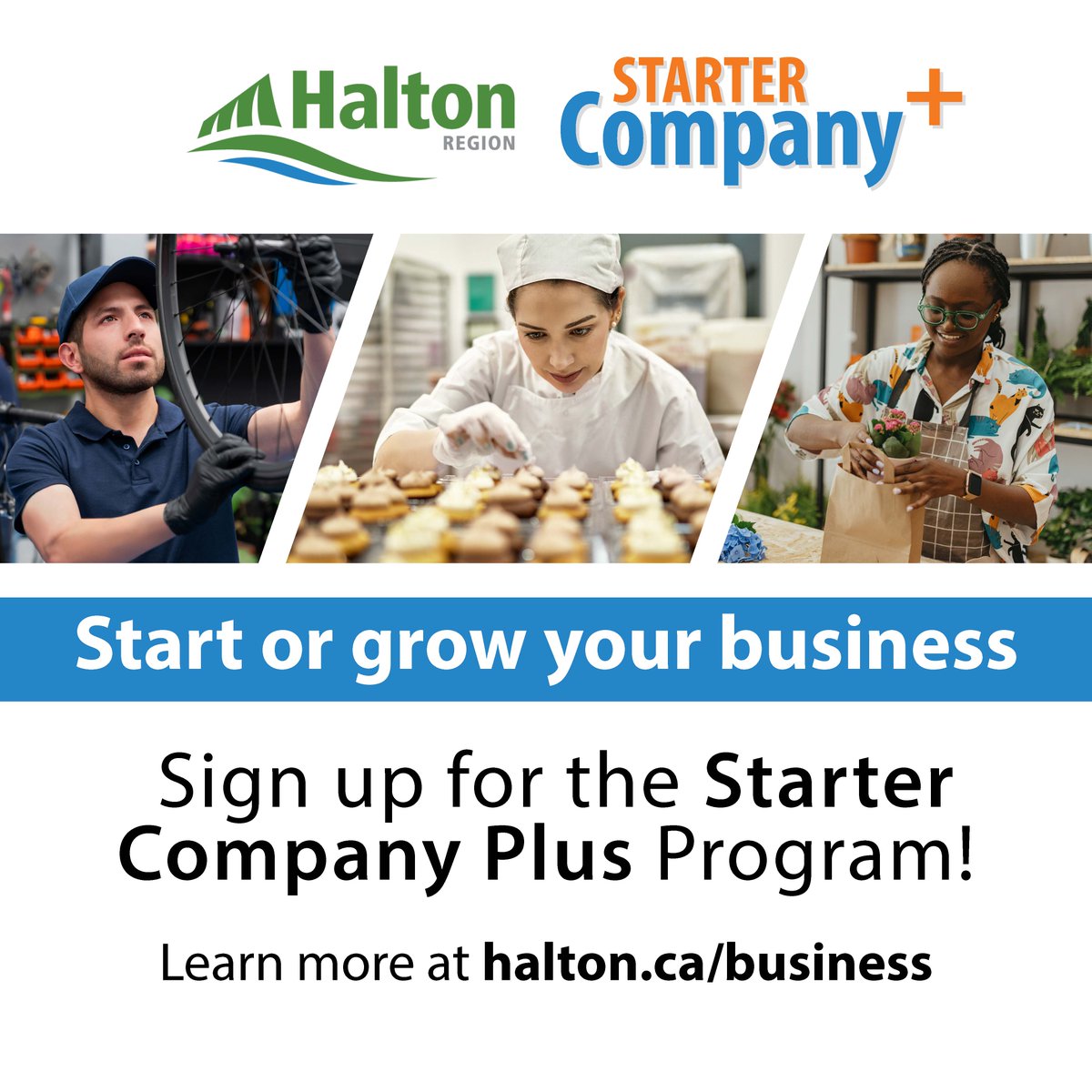 Thinking of starting or growing your business? Halton Region’s Starter Company Plus program offers expert training, mentoring, and a chance to pitch for a $5,000 grant.  Register to attend a mandatory Information Session in September &amp; apply: ow.ly/76OT50T6Fq4