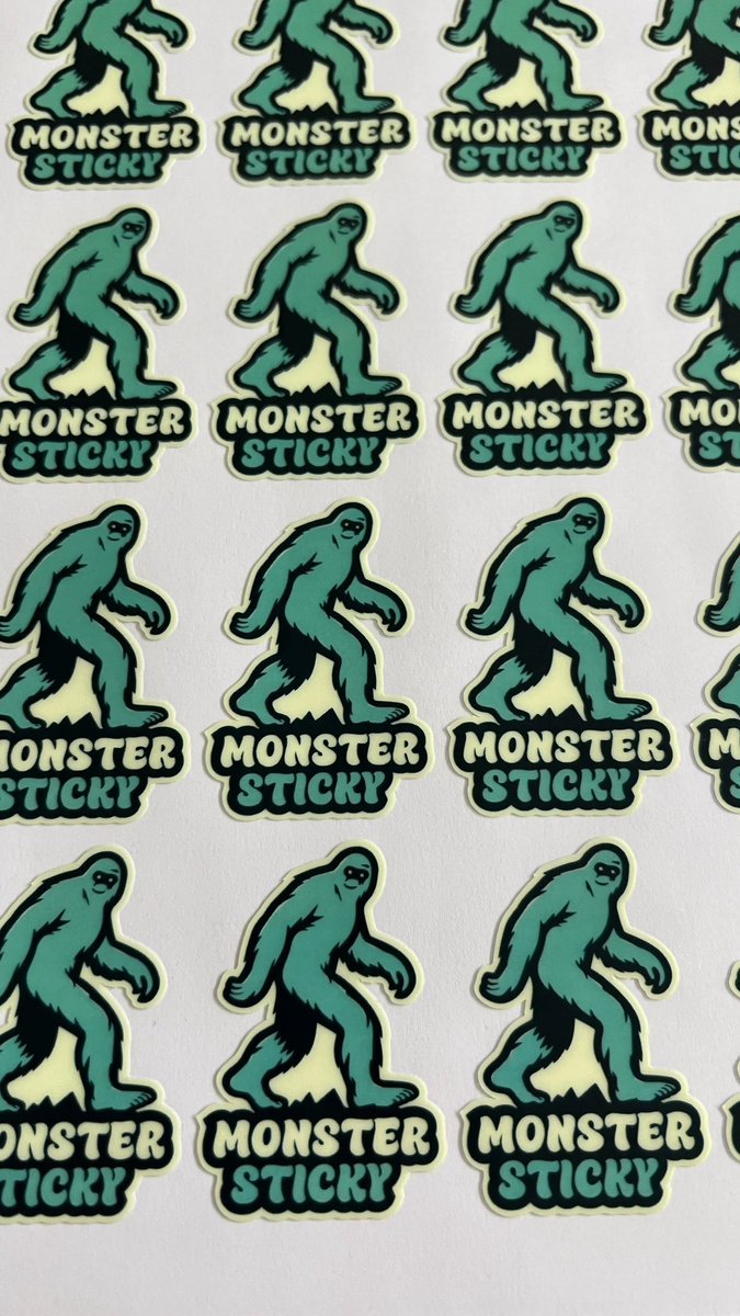 MonsterStickyCo's tweet image. Get some glow in the dark to set your brand/club/SG/life apart! 👣

#MonsterSticky