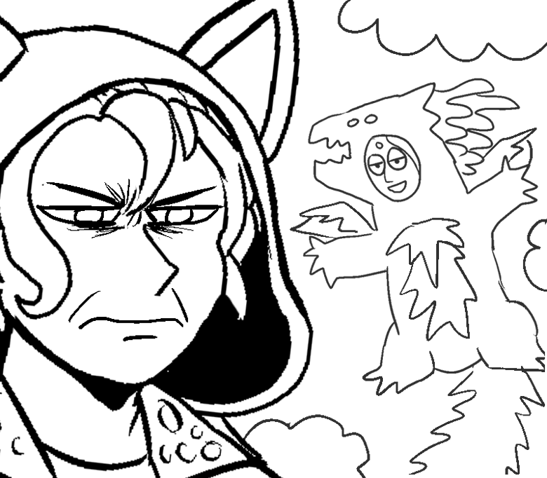 fadamniel's tweet photo. if there's anything you can rely on me for its making really silly stupid nonsense clown images about some final fantasy guys https://t.co/POodiRJuZd