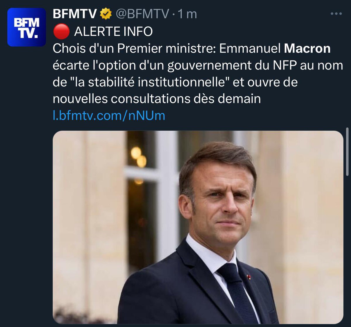 En 2027, il ne partira que si son successeur lui convient ?