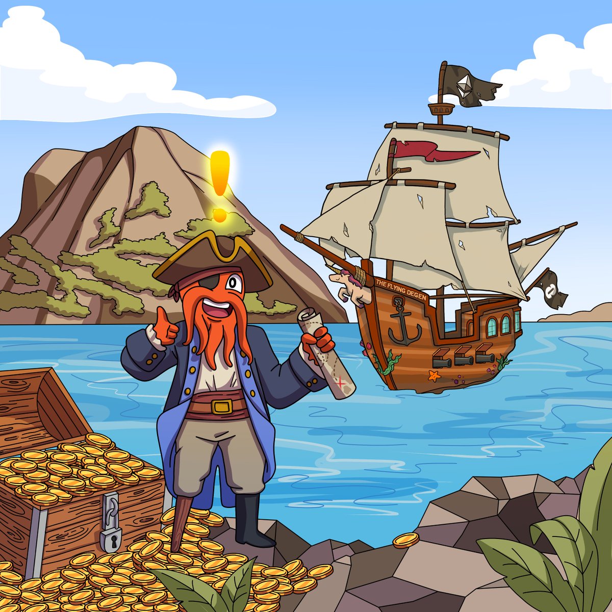 X marks the spot! 🏴‍☠️   

1% of $OPUS treasure is up for grabs! Complete quests and earn points to claim your Airdrop. 💰 

Start your adventure &amp; secure your bag now: omnipus.io/en/quest   

$OPUS