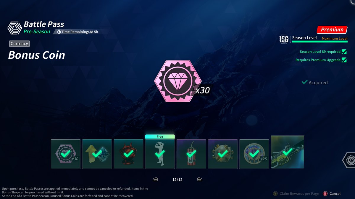 Interesting, so it looks like <a href="/FirstDescendant/">The First Descendant Official</a> has a cap on the battle pass level... Good thing Season 1 starts this week. <a href="/TFDalert/">The First Descendant Alerts</a> right? I completed more challenges, and I was capped at 156, what an odd number.