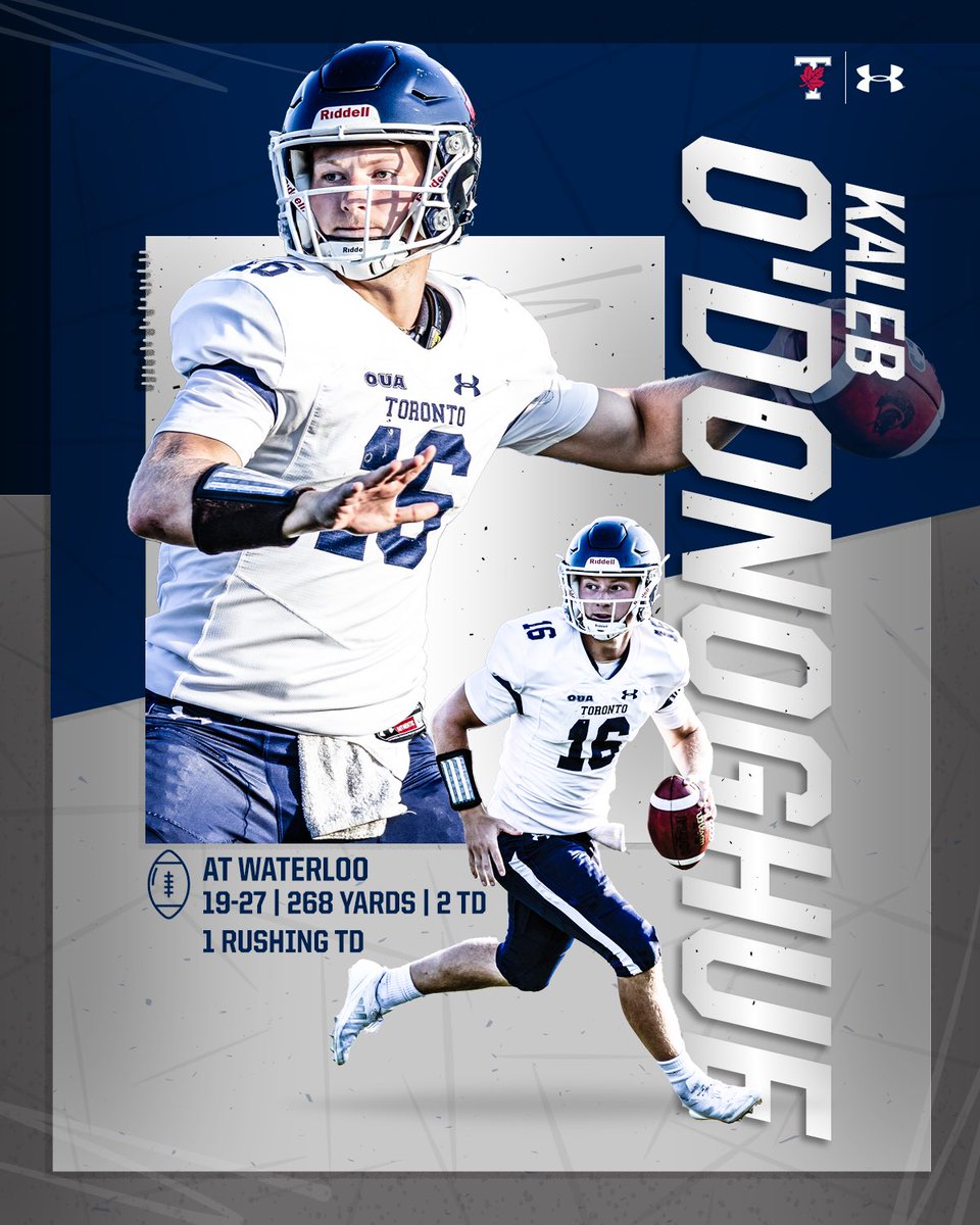 Numbers don’t lie…👀
 
What an OUA debut for quarterback Kaleb O’Donoghue!